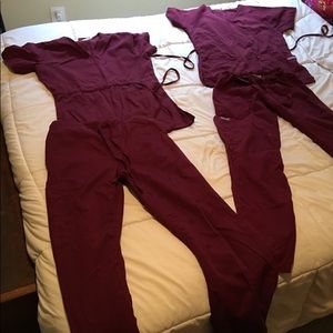 Maroon Butter Soft Scrubs
